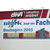 Werbeplane 20 x 5 mtr.